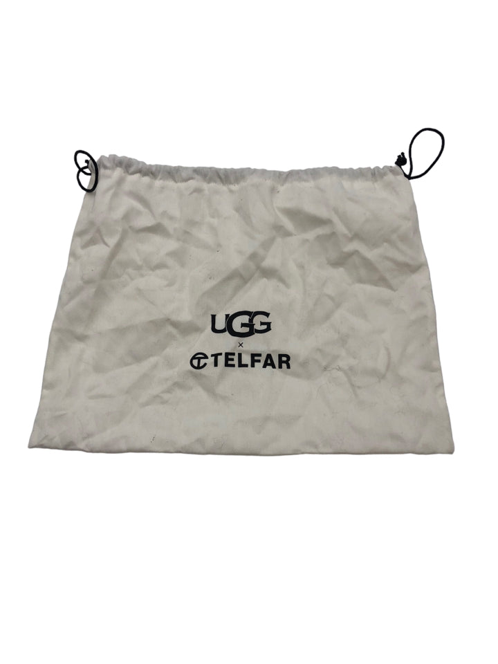 Ugg x Telfar Mini Shopper Crossbody Bag - Genuine Shearling Leather Purse for Women | Perfect for Everyday Use, Travel & Casual Outings