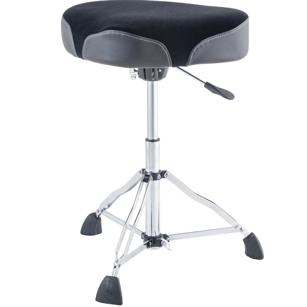 Dixon PSN 14HM Hydraulic Drum Thrones - Adjustable Height Drum Stool for Drummers, Musicians & Recording Studios - Heavy Duty Hydraulic Swivel Seat with Comfortable Cushion for Drum Kits & Music Practice