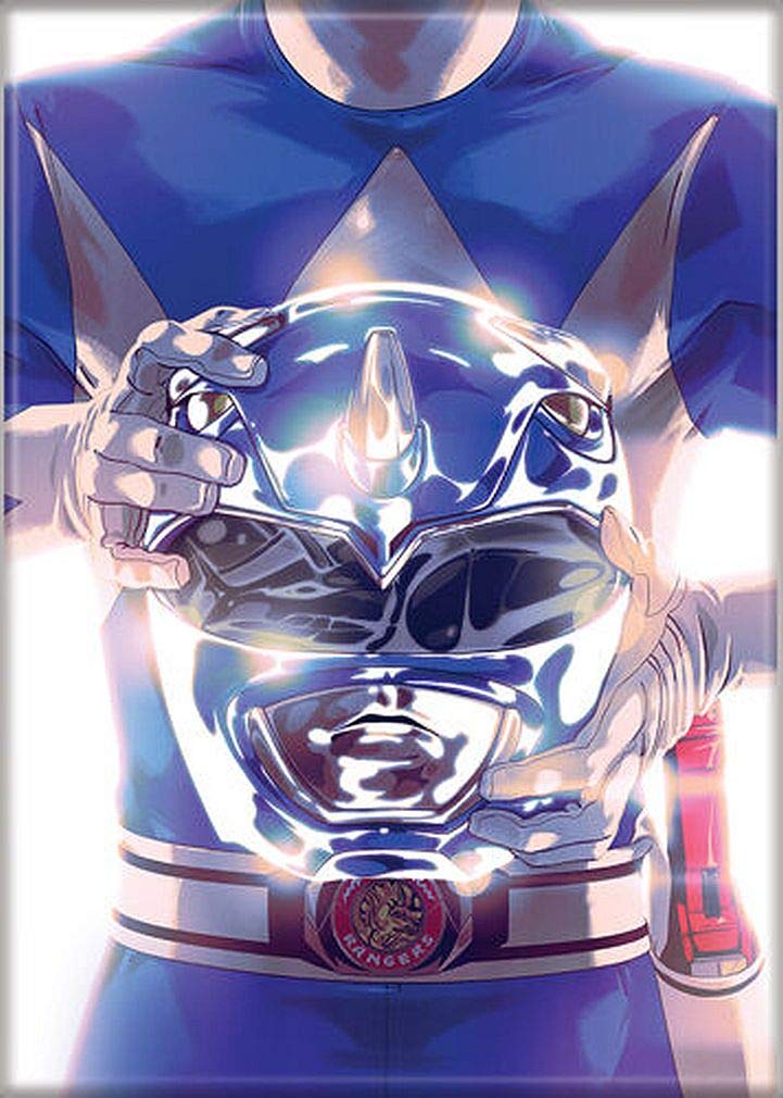 Power Rangers Blue Ranger Comic Magnet 2.5x3.5