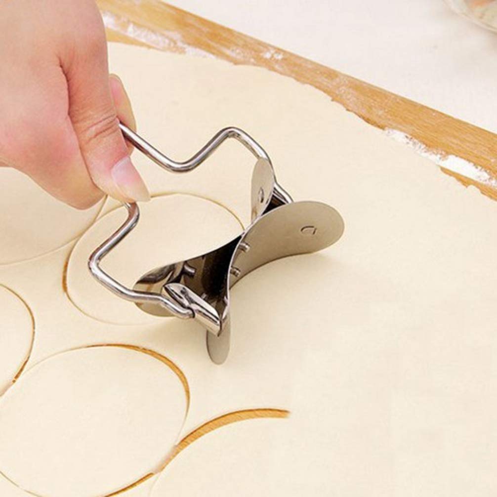 Premium Dumpling Wrapper Mold & Ravioli Maker - Stainless Steel Dumpling Cutter, Pastry Dough Press for Homemade Dumplings, Pierogi, Empanadas - Perfect for Asian Cooking, Italian Pasta Making & Baking