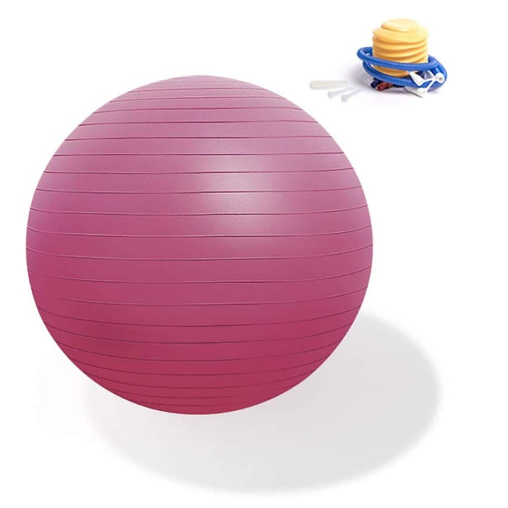 Anti-Burst 75CM Thickened Non-Slip PVC Yoga Ball - Exercise Gym Ball for Balance Training, Physical Therapy, Childbirth Preparation, Fitness & Weight Loss - Home Workout & Office Seating Solution (Multicolor)