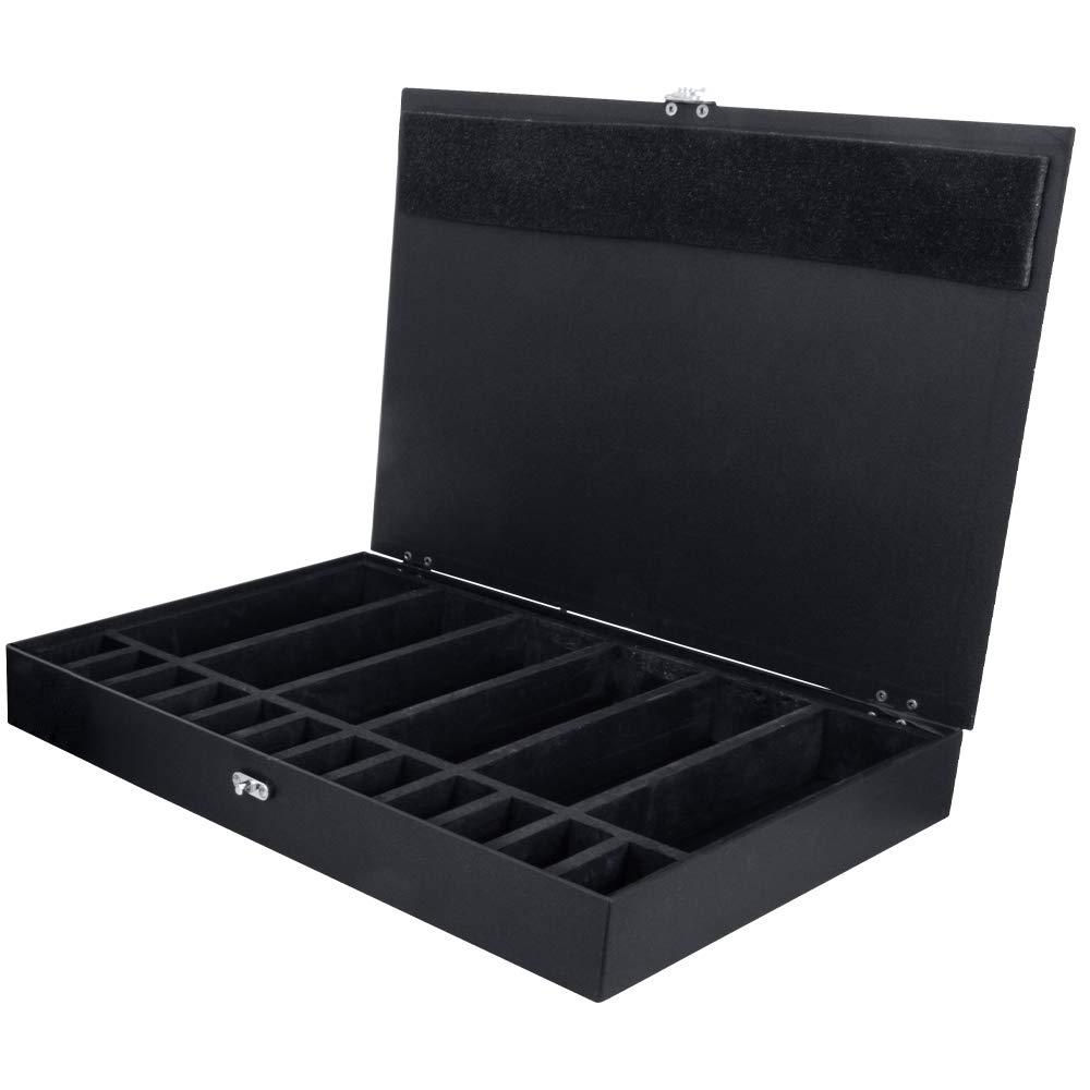 Vincent Master Barber Case Large (Red) - Professional Barber Kit Storage for Travel & Salon Use