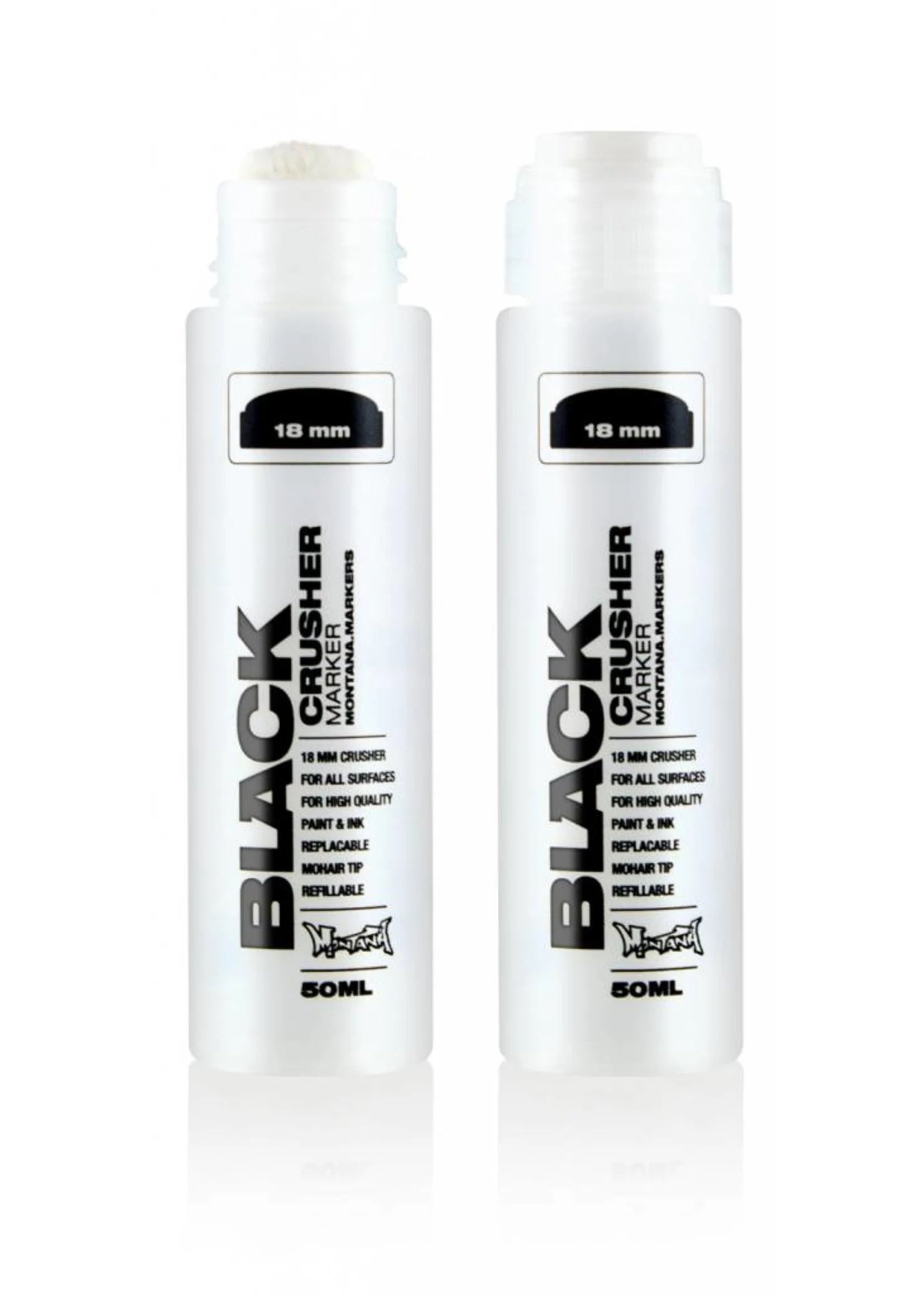 Montana Black Empty Mop & Crusher - Premium Spray Paint Can Accessory for Street Art & Graffiti (Ideal for Artists, DIY Projects & Wall Murals)
