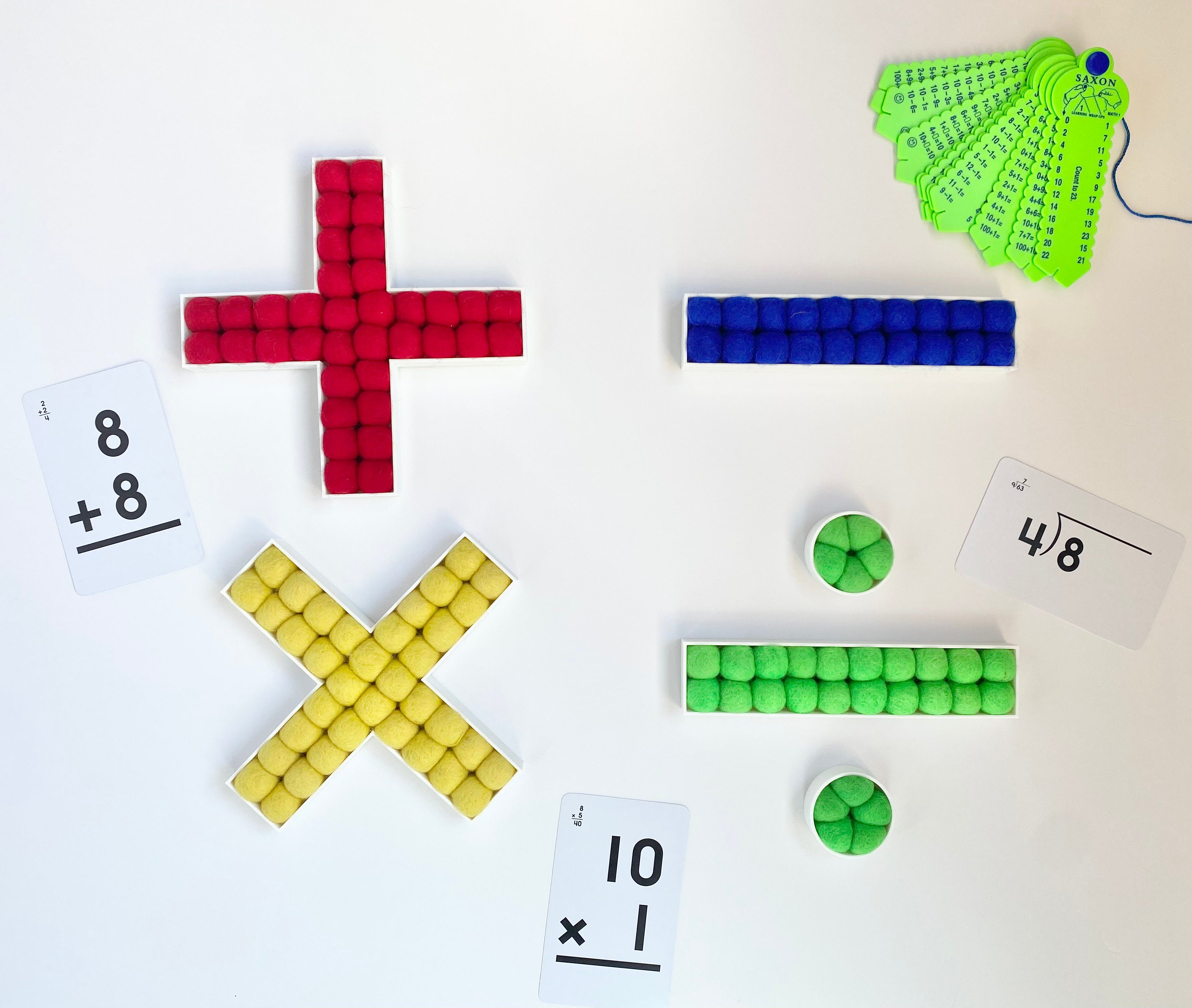 Math Symbol Wall Decor - Algebra, Geometry & Calculus Signs for Classroom & Home Office - Perfect for Teachers & Students