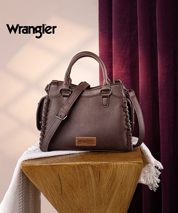 Wrangler Braided Tote Bag for Women - Stylish & Durable Woven Handbag - Perfect for Shopping, Beach, Work & Travel Accessories