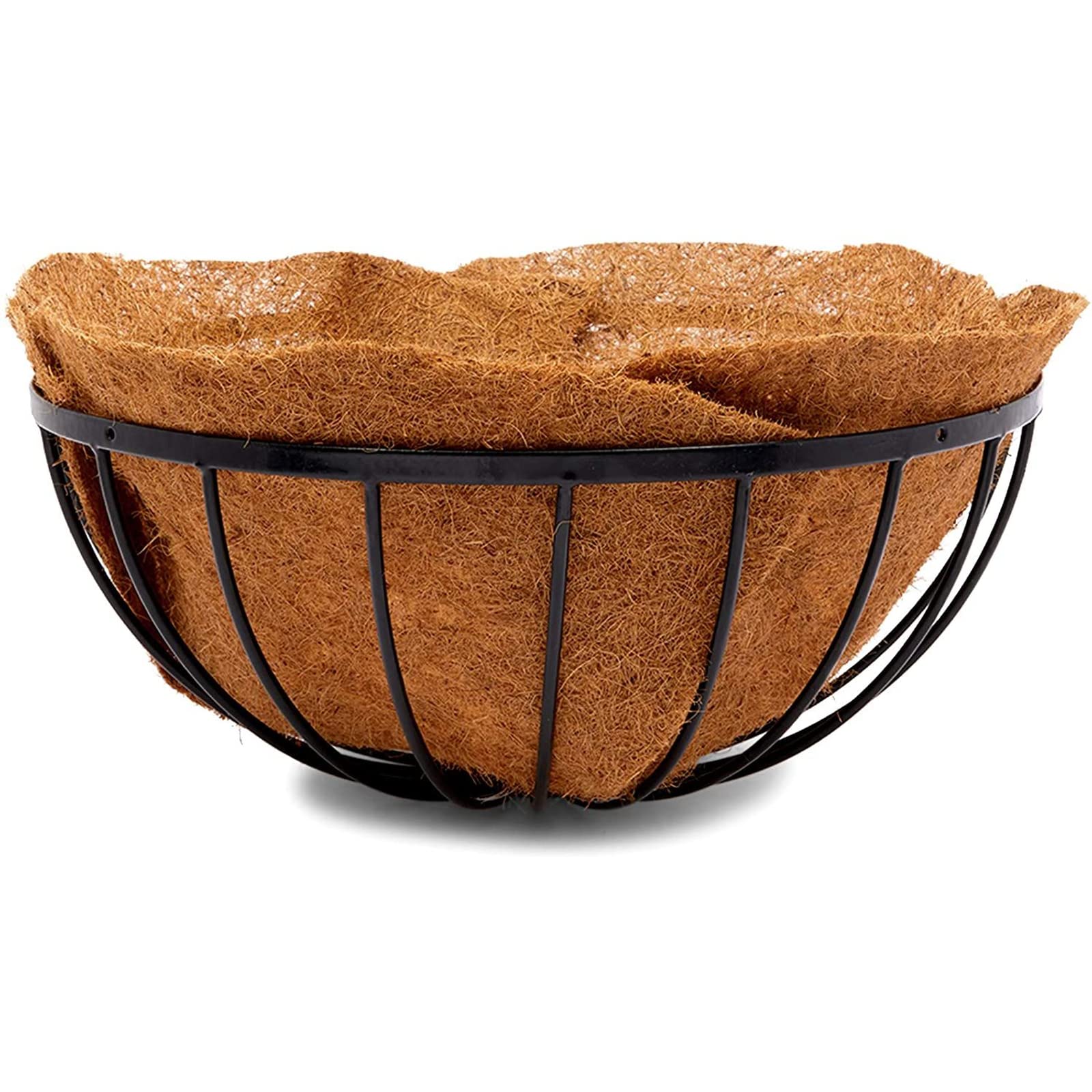 Farmlyn Creek 2 Pack Coco Fiber Liners for 17 to 22 Inch Hanging Basket Planters - Natural Eco-Friendly Plant Pot Liners for Indoor & Outdoor Gardening (31 Inches) - Perfect for Flowers, Herbs, and Decorative Plants
