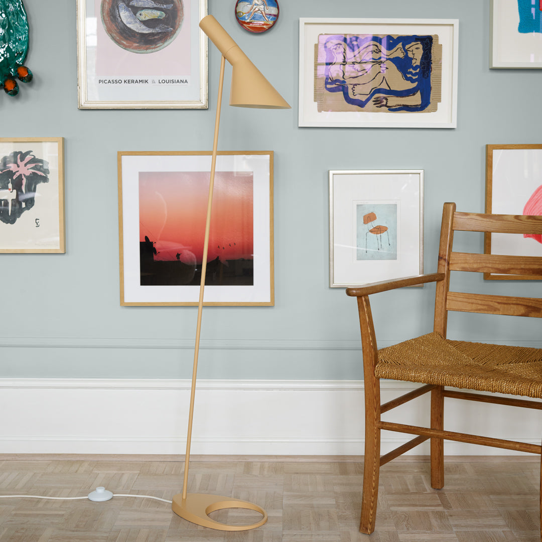 Arne Jacobsen Floor Lamp by Louis Poulsen - Modern Scandinavian Lighting for Living Room, Bedroom & Office