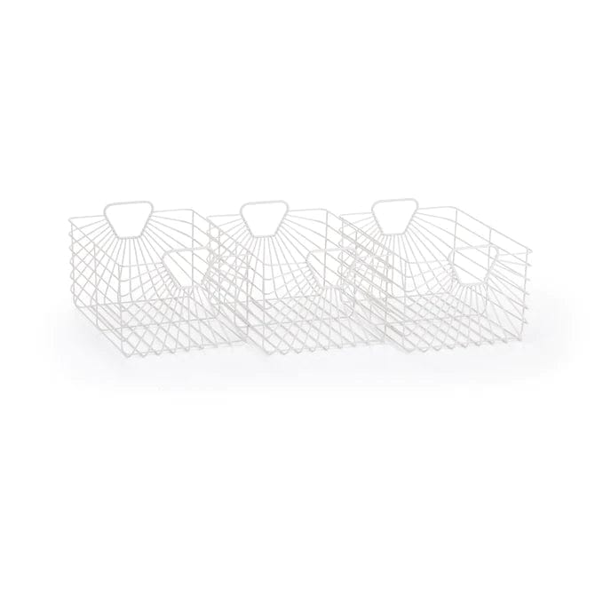 Premium Central Park Storage Baskets Set of 3 - Woven Decorative Baskets for Home Organization, Nursery, Living Room & Bedroom Storage Solutions