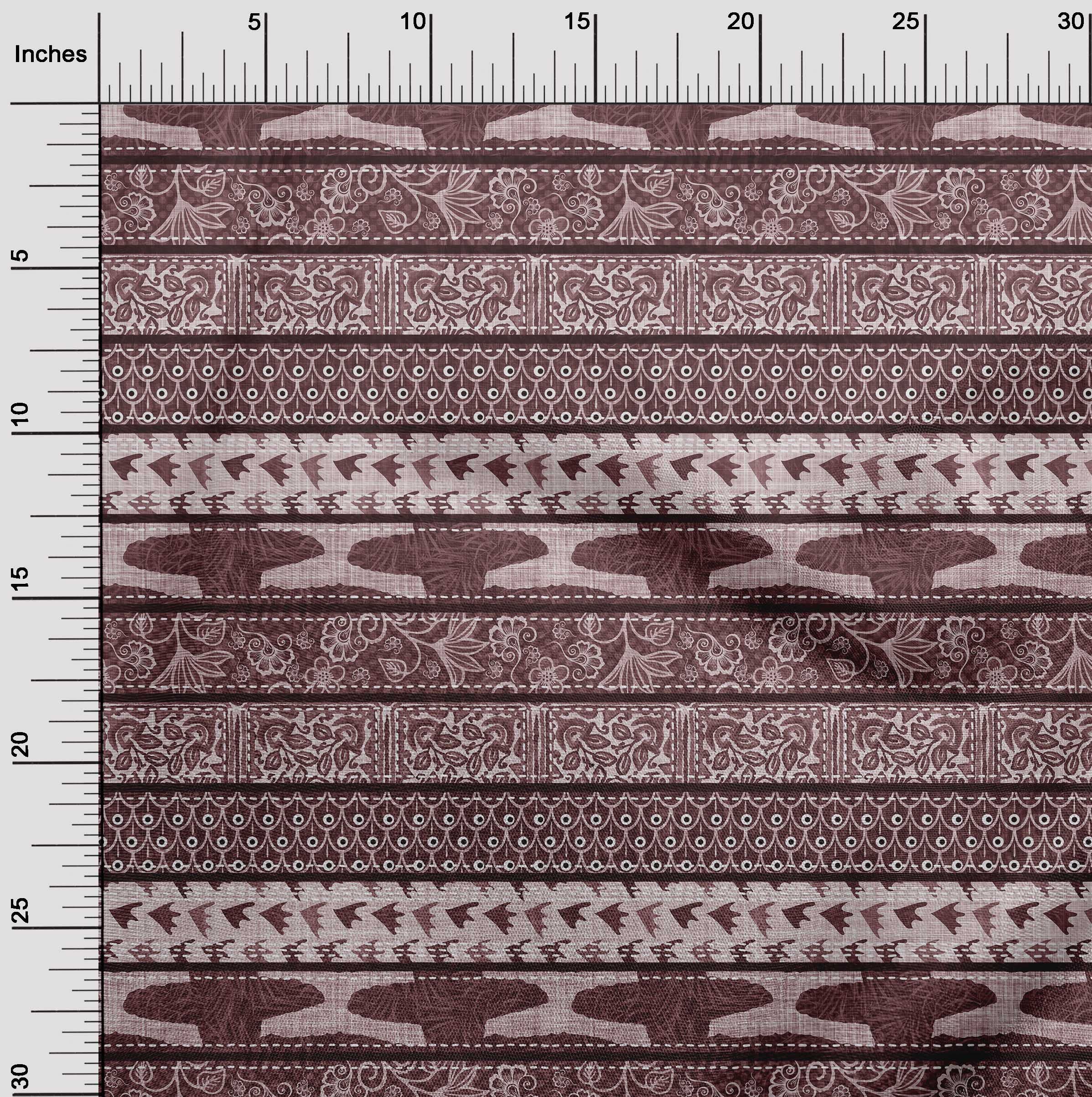 oneOone Rayon Pink Fabric Mix Block Pattern Dress Material - 56 Inch Wide Printed Fabric by The Yard | Perfect for DIY Dresses, Skirts & Home Decor Projects