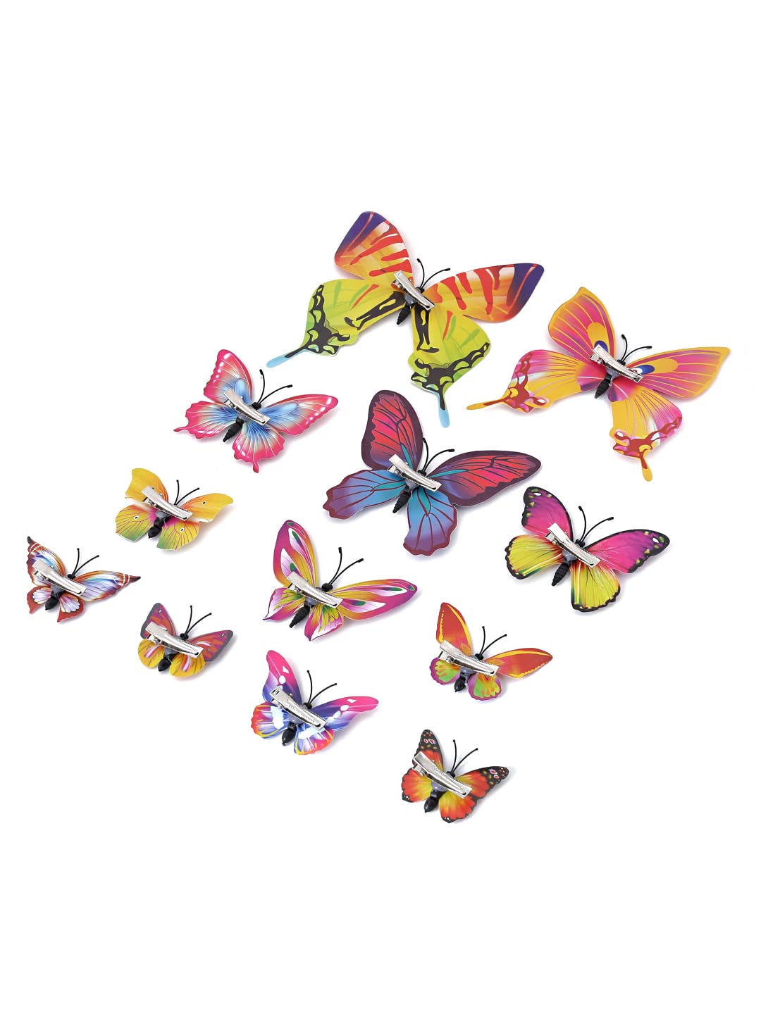 Colorful Butterfly Hair Clips for Girls - Baby Hair Accessories for Parties & School