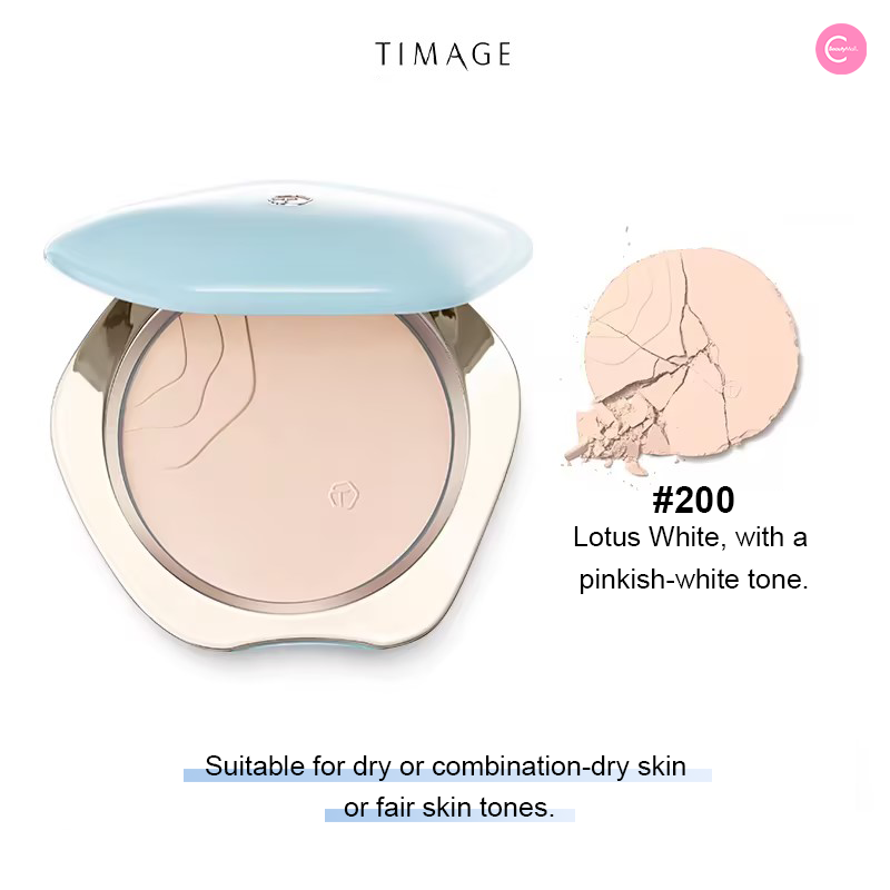 TIMAGE Soft Focus Airy Veil Powder Compact - Lightweight Loose Setting Powder for Flawless Matte Finish | Perfect for Daily Makeup & Photo Shoots