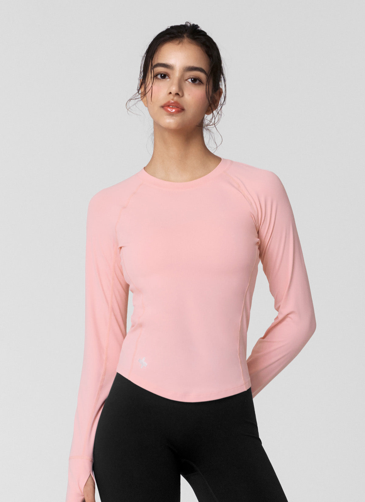 High Intensity Fingerhole Long Sleeve Workout Shirt - Gym, Yoga & Running Performance Top for Women & Men