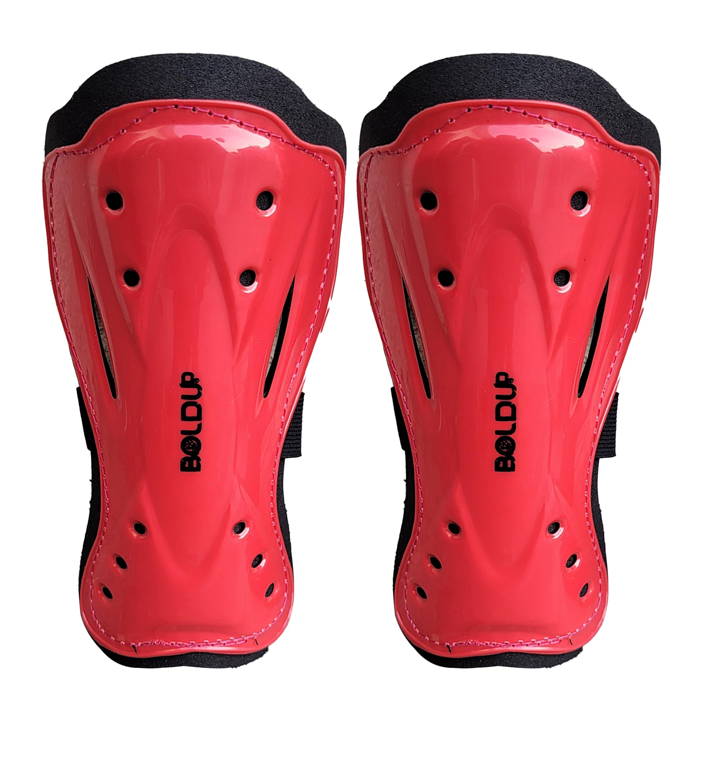 BOLDUP® Kids Shin Guards for Soccer - Lightweight & Breathable Football Shin Pads for Boys - Youth Training & Match Protection (1 Pair, LEMONBIGSHINGUARD) - Perfect for Youth Leagues, Practice Sessions & Competitive Games