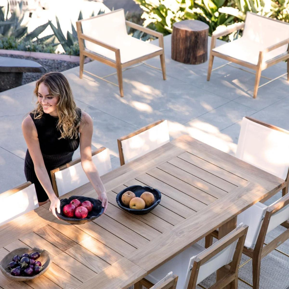 Byron Outdoor Dining Chair - Weather-Resistant Patio Furniture for Garden, Poolside, and Backyard Relaxation