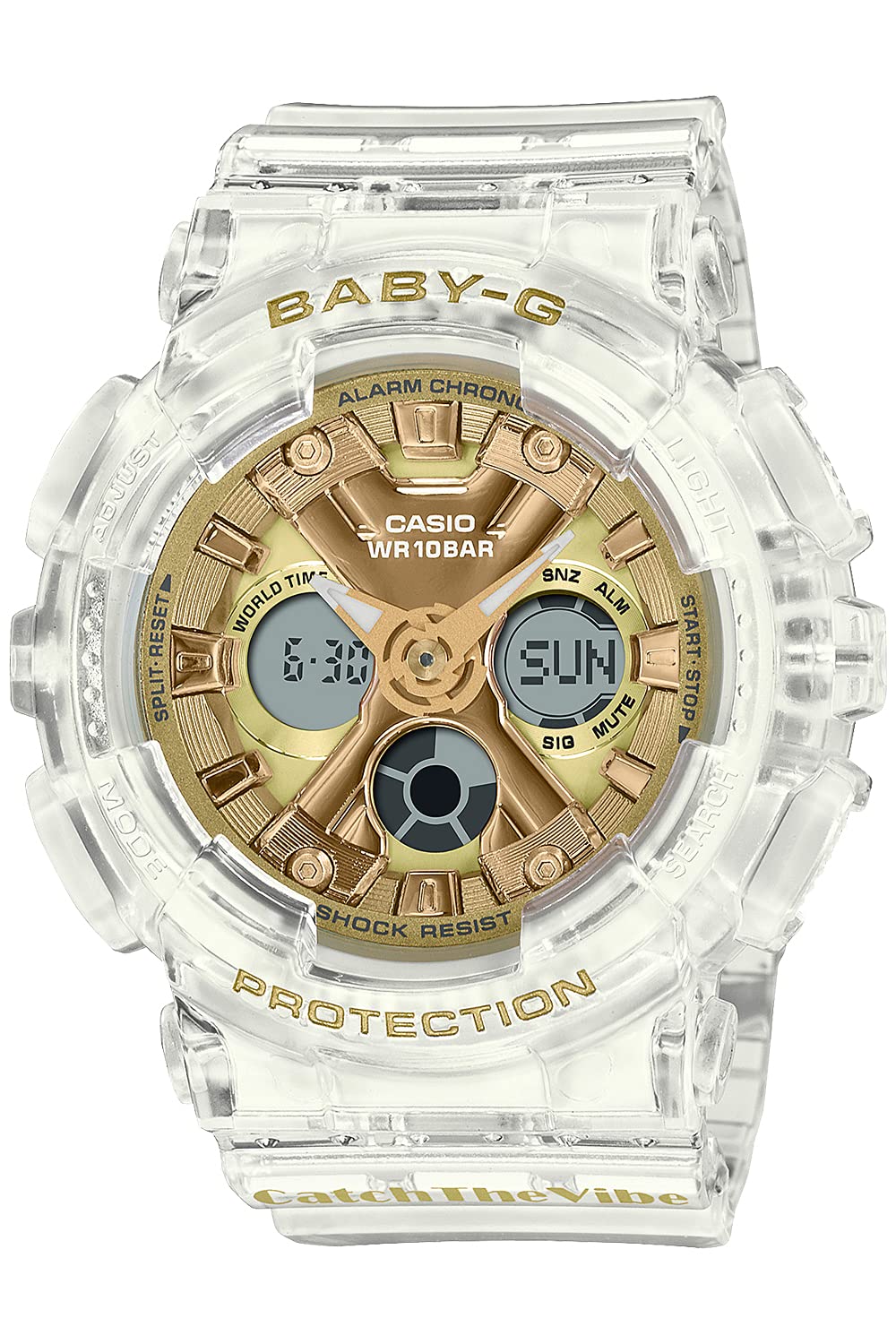 CASIO Baby-G BA-130CVG-7AJF Digital Watch for Women - 10 ATM Water Resistant, Shock Resistant, Dance Mode, LED Light | Perfect for Swimming, Sports & Outdoor Activities