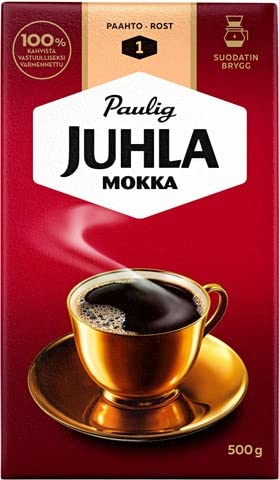 Paulig Premium Filter Blend Ground Coffee - 6 Variety Pack (3kg/105oz) Fine Grind for Drip Coffee Makers - Perfect for Home, Office & Cafes