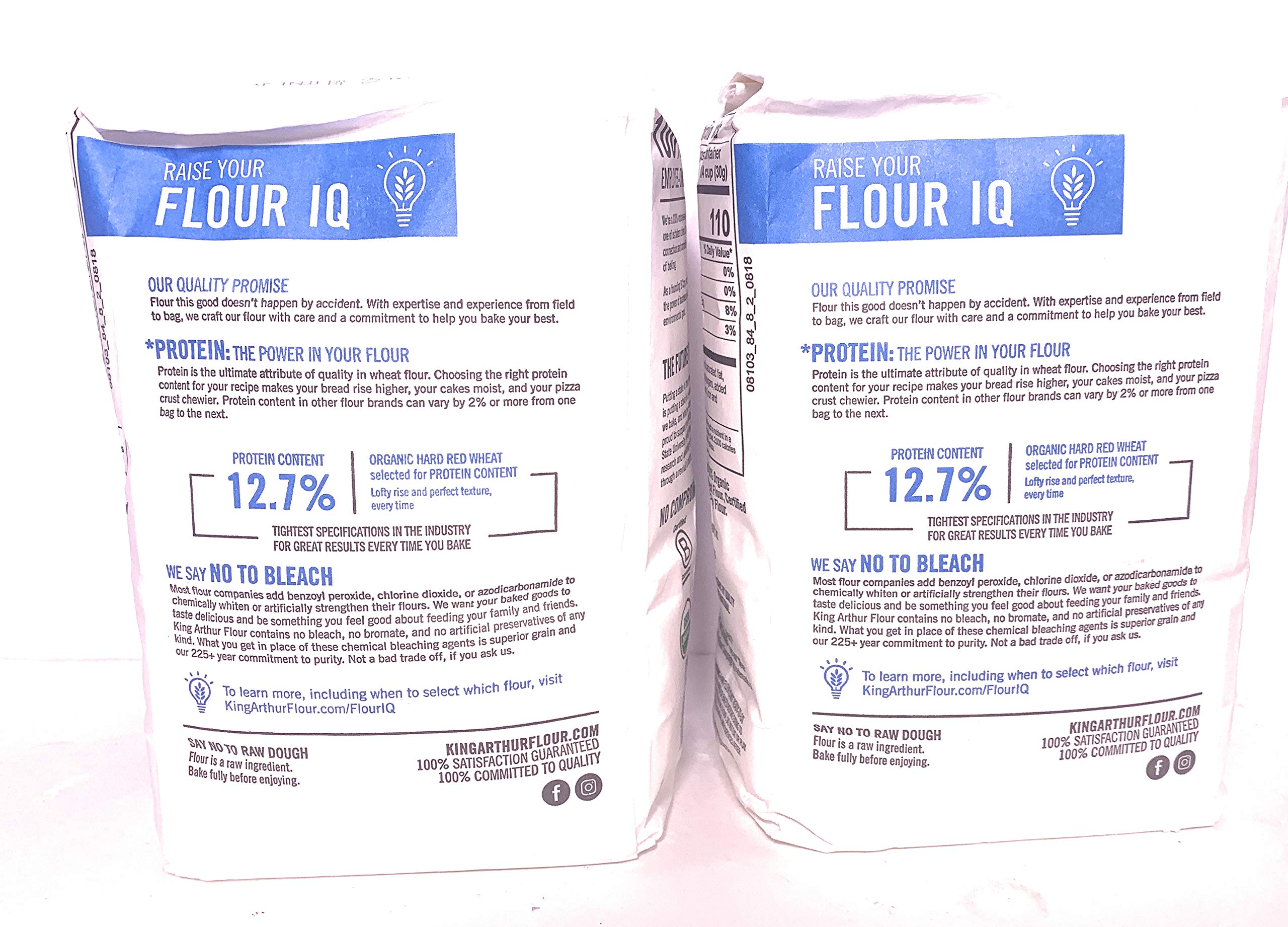 Organic Bread Flour by King Arthur - 2 Pack (2 lb Bags) | Premium Baking Ingredient for Homemade Artisan Bread, Pizza Dough & Pastries