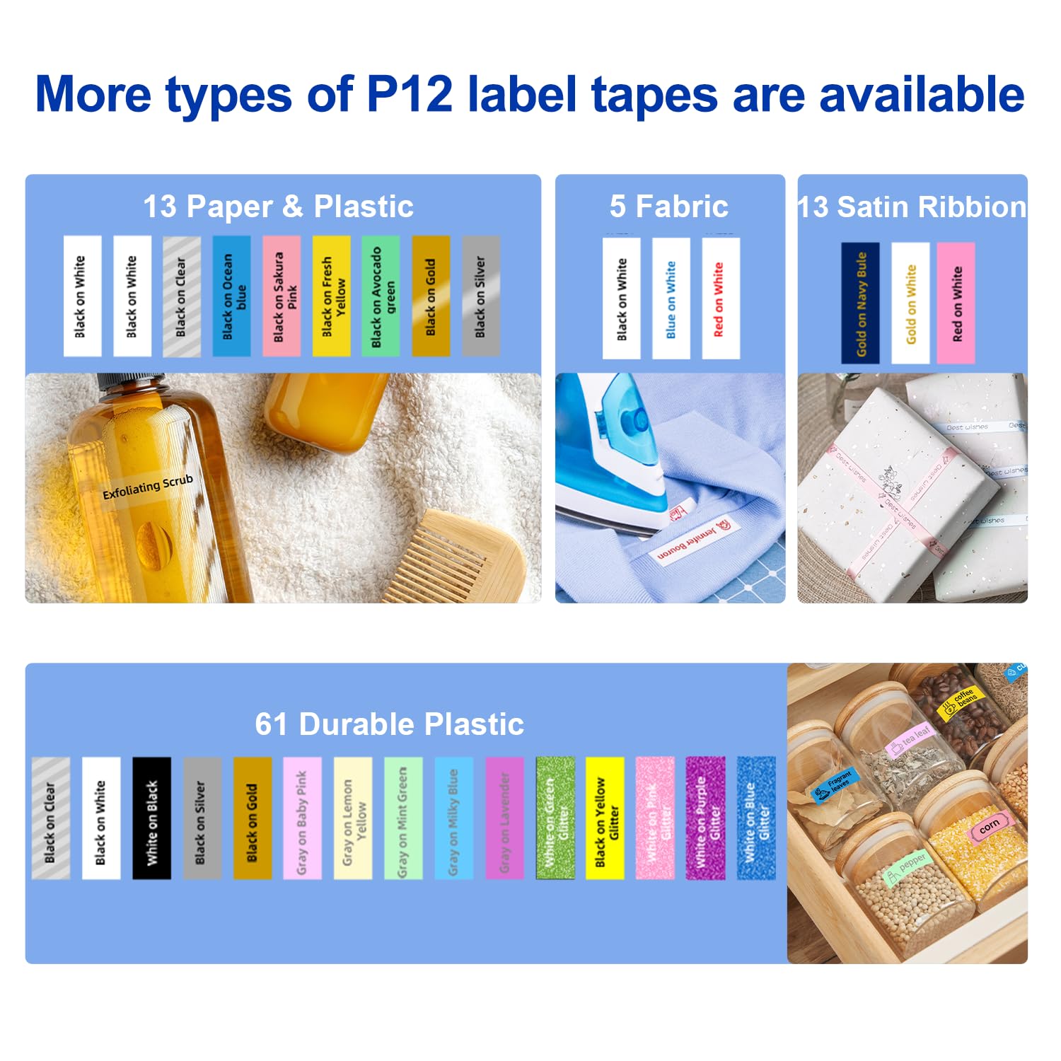 Dymo Label Maker Tape Replacement 12mm (0.47