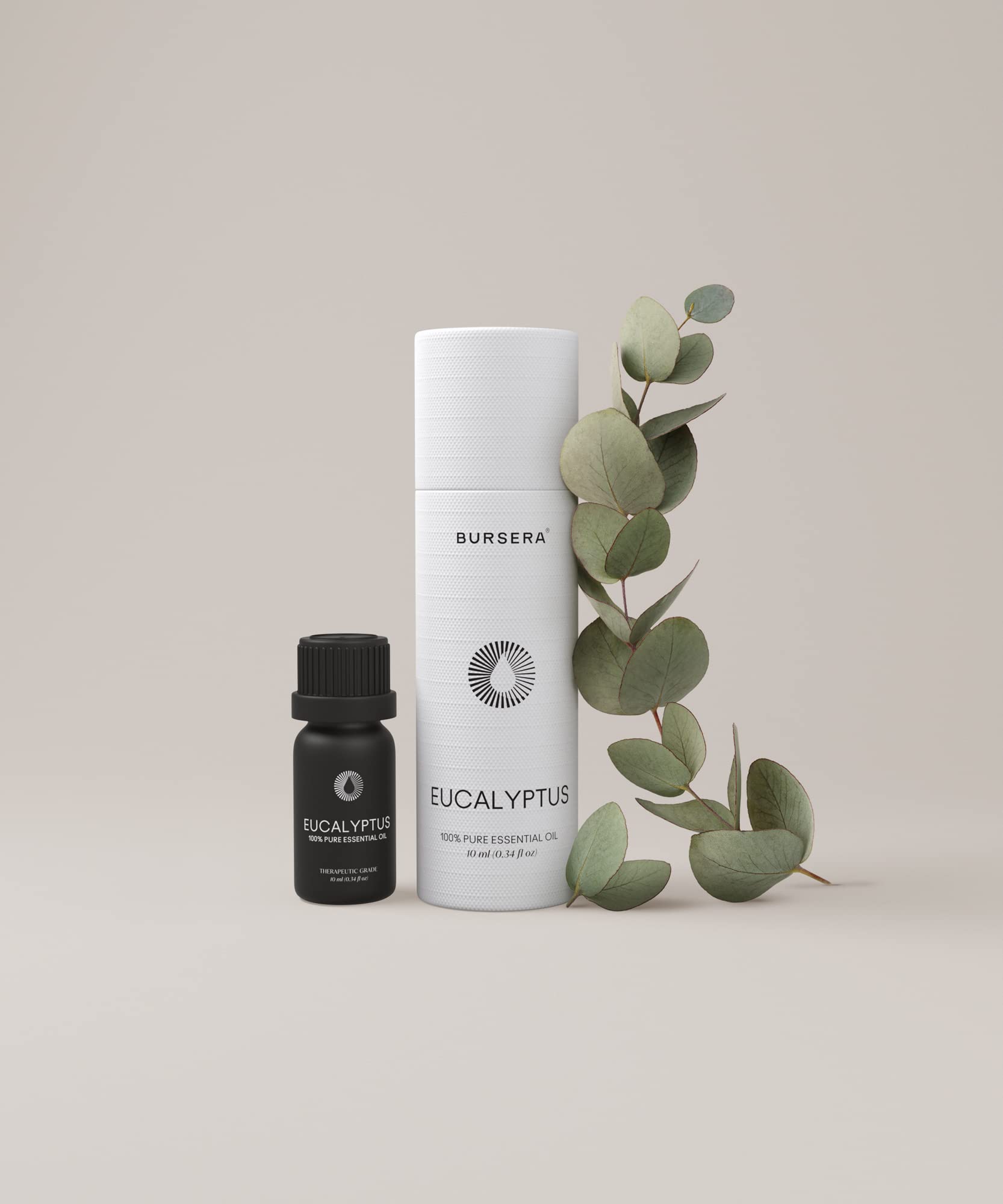 100% Pure Bursera Eucalyptus Essential Oil - 10ml Undiluted High Grade Natural Eucalyptus Oil for Diffuser, Shower, Skin & Aromatherapy | Tree Planted with Every Order | Perfect for Relaxation, Stress Relief & Home Spa