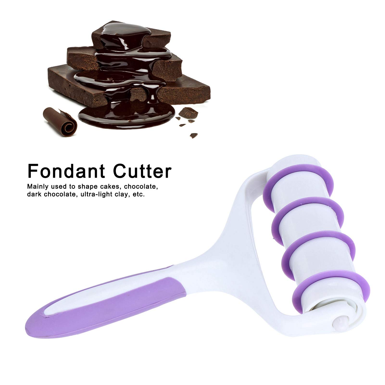 Alvinlite Fondant Ribbon Cutter Wheel Roller - 6-Piece Pastry Mold & Dough Lattice Cutter Set with Embossing Gears - Professional Baking Tools for Pie Crust, Noodles, and Fondant Decoration | Perfect for Home Bakers, Cake Decorating, and DIY Pastry Making