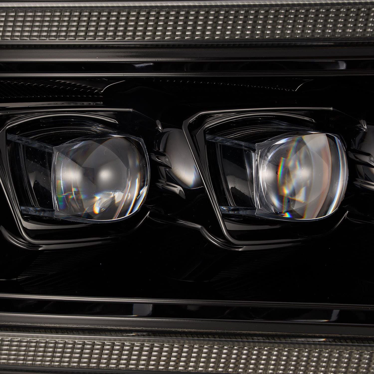 AlphaRex USA 880552 Nova Series LED Projector Headlights - Compatible with Ram 2500 (2013-2018) - Clear Lens - High Performance Off-Road Lighting Upgrade for Night Driving & Truck Customization