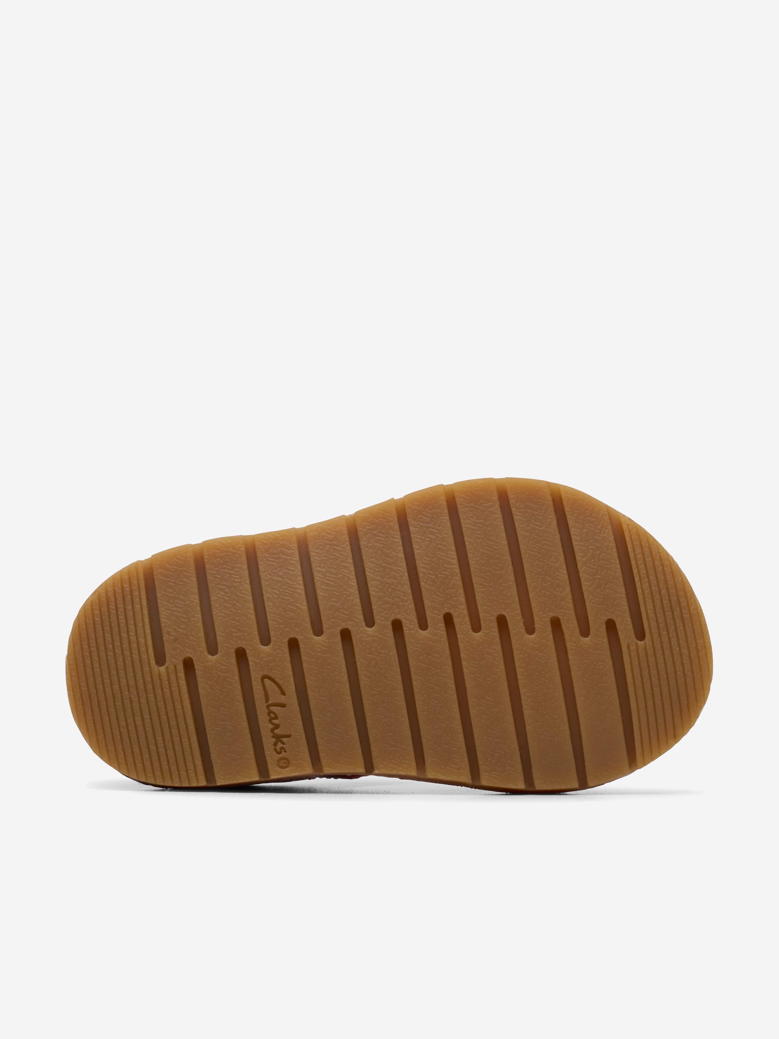 Red Leather Play Sun Reef Sandals for Baby Girls - Comfortable & Stylish Toddler Sandals for Beach, Park & Summer Outings
