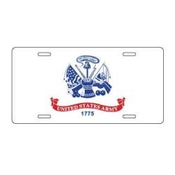 Authentic U.S. Army License Plate - Metal Car Tag for Vehicles, Trucks & Motorcycles - Patriotic Military Decoration for Veterans & Supporters - Perfect for Auto Shows, Parades & Home Garage Display