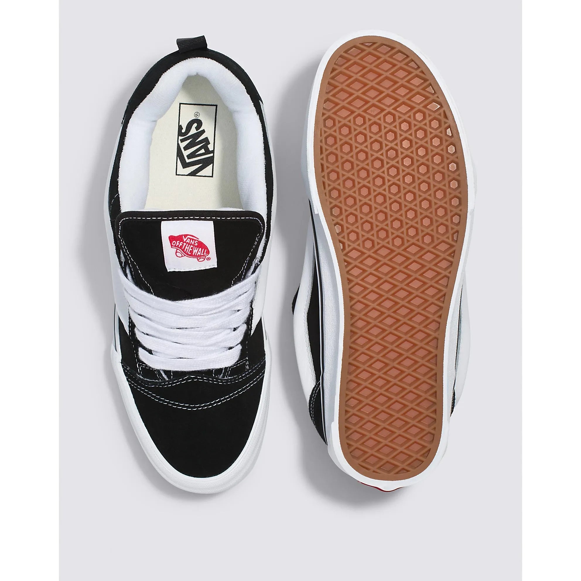 Vans Knu Skool Suede Sneakers for Men & Women - Retro Skate Shoes with Cushioned Comfort - Perfect for Streetwear, Skateboarding & Casual Outfits
