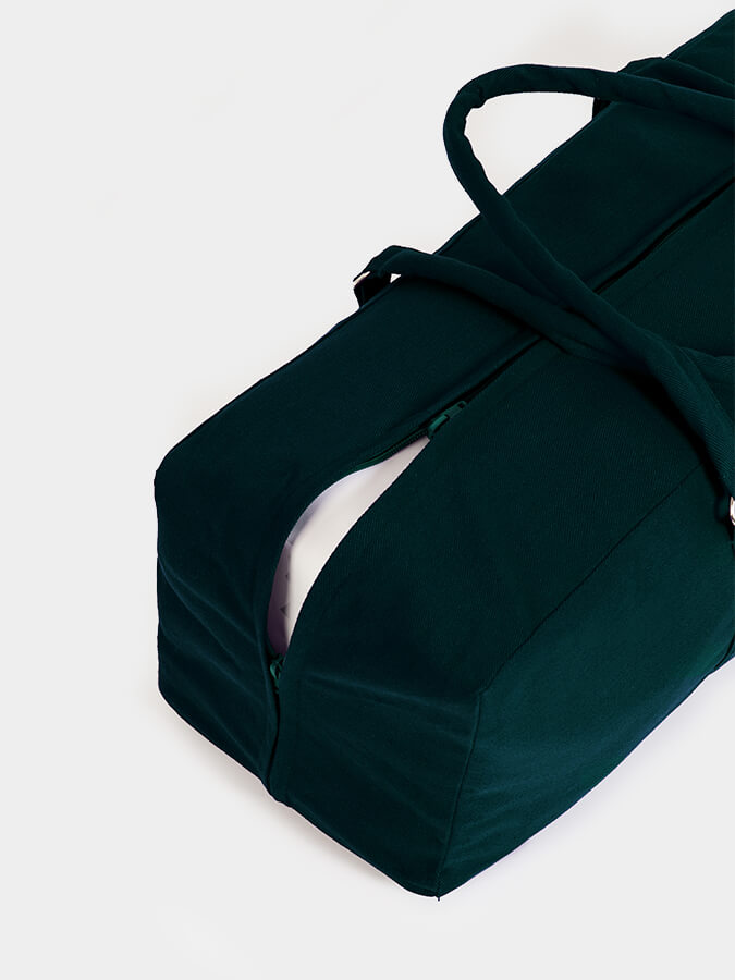 GOTS Certified Organic Cotton Yoga Bag - Eco-Friendly Yoga Equipment Storage for Studio & Travel - Perfect for Yoga Mats, Blocks, and Accessories