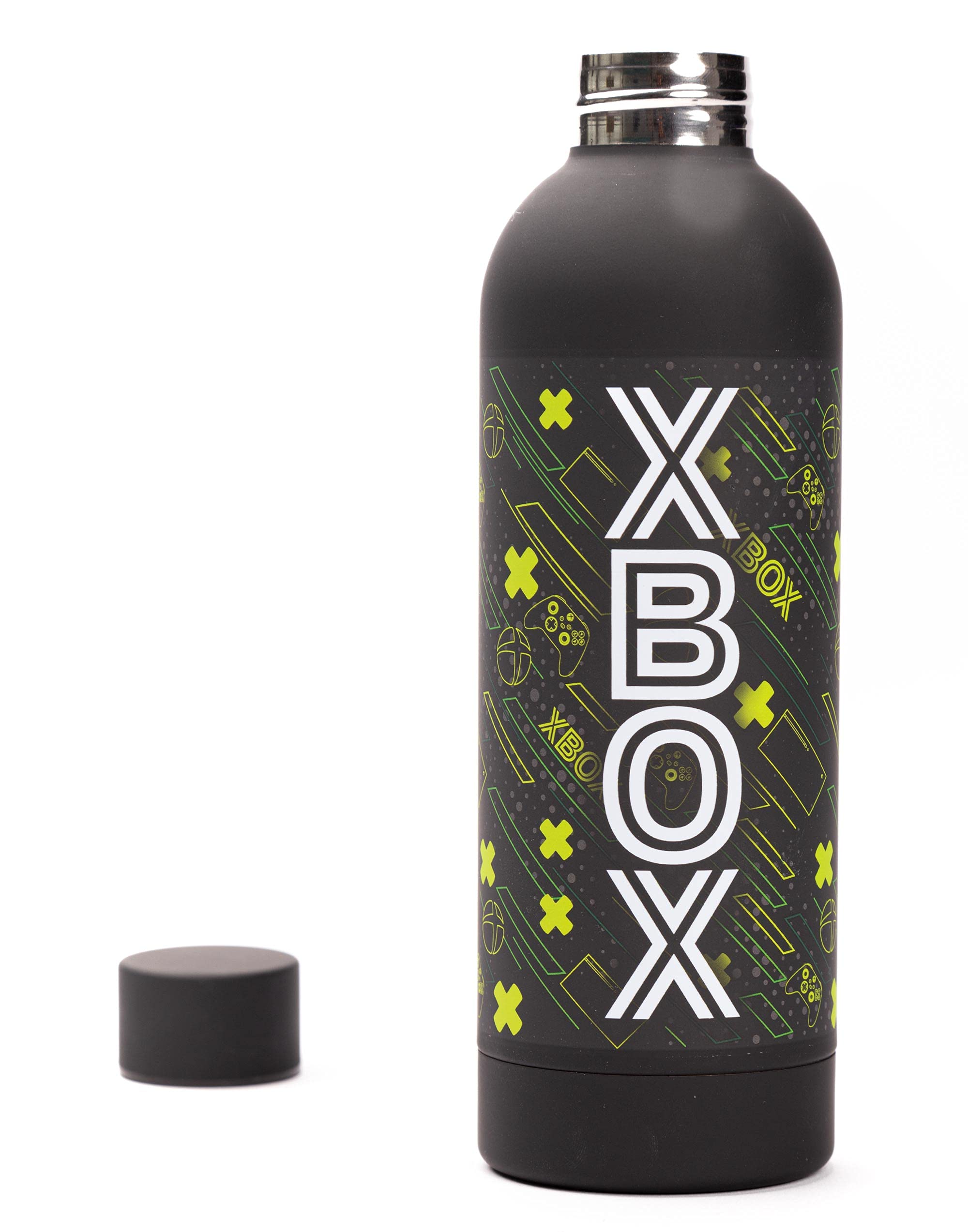 Xbox Themed 750ML Stainless Steel Water Bottle - Insulated Sports Travel Mug for Gamers & Outdoor Activities - Perfect for Gaming, Gym, Hiking & Travel