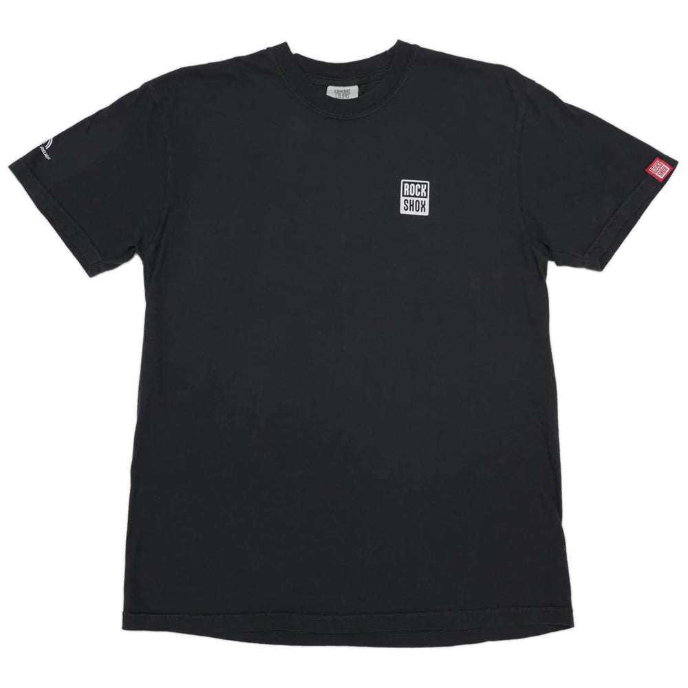 RockShox Mountains Graphic T-Shirt for Men - Comfortable Cotton Tee for Hiking, Biking & Outdoor Adventures