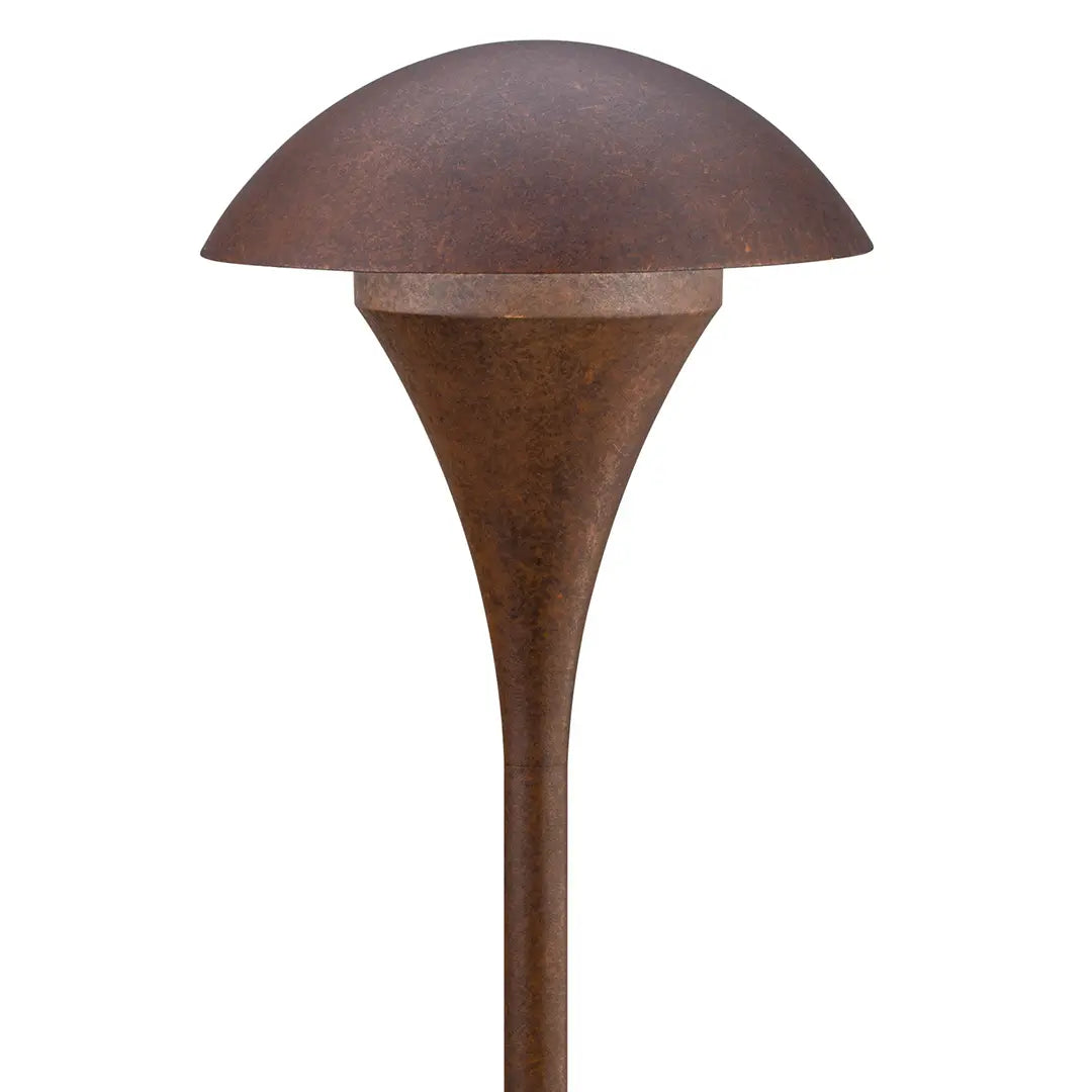 120V Large Eclipse Path Light - Textured Tannery Bronze Outdoor Lighting for Garden, Walkway, and Landscape Illumination