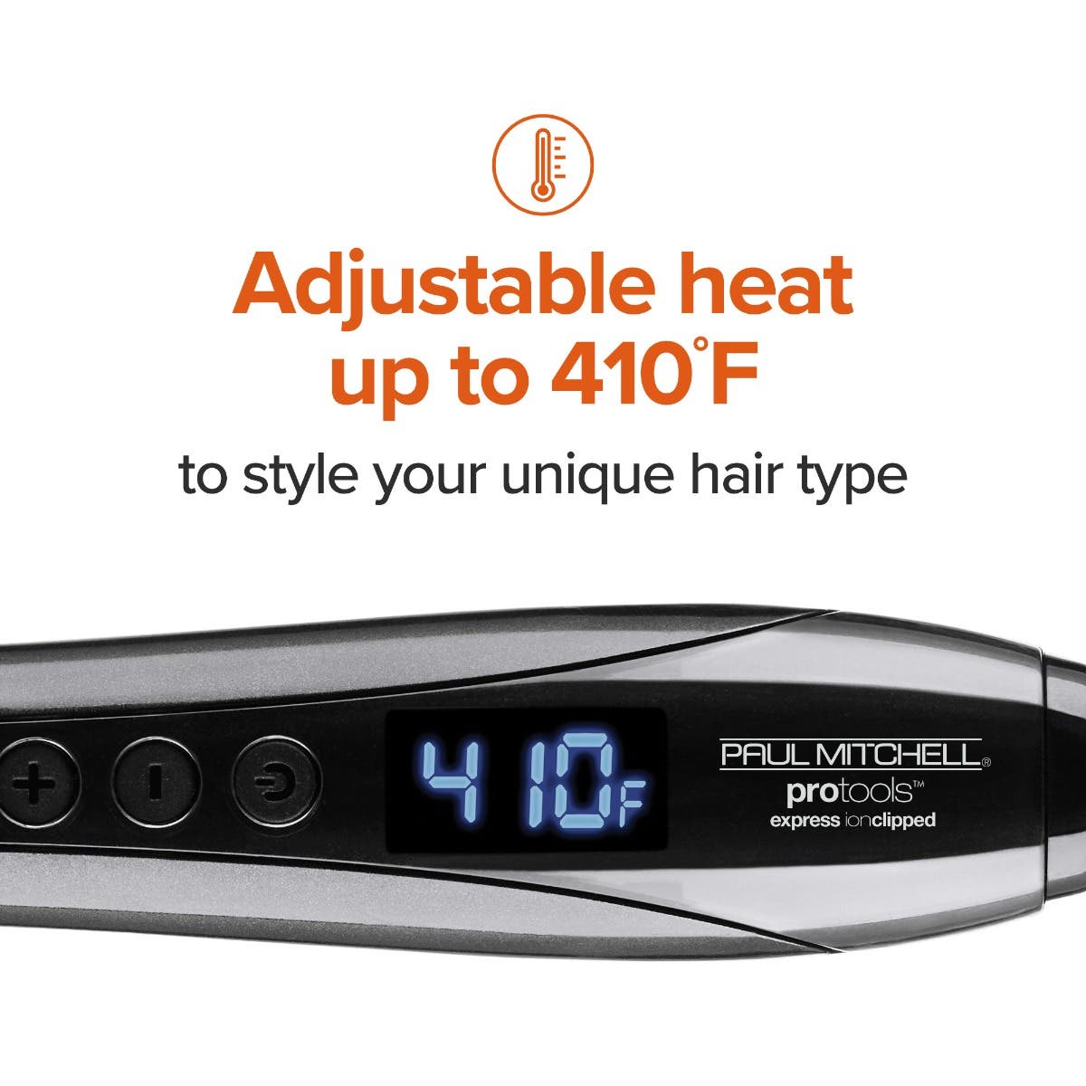 Express Ion Clipped 1.25 Inch Detachable Curling Iron Wand - Professional Hair Styling Tool for Loose Waves & Tight Curls | Perfect for Home Use, Salon Styling & Travel