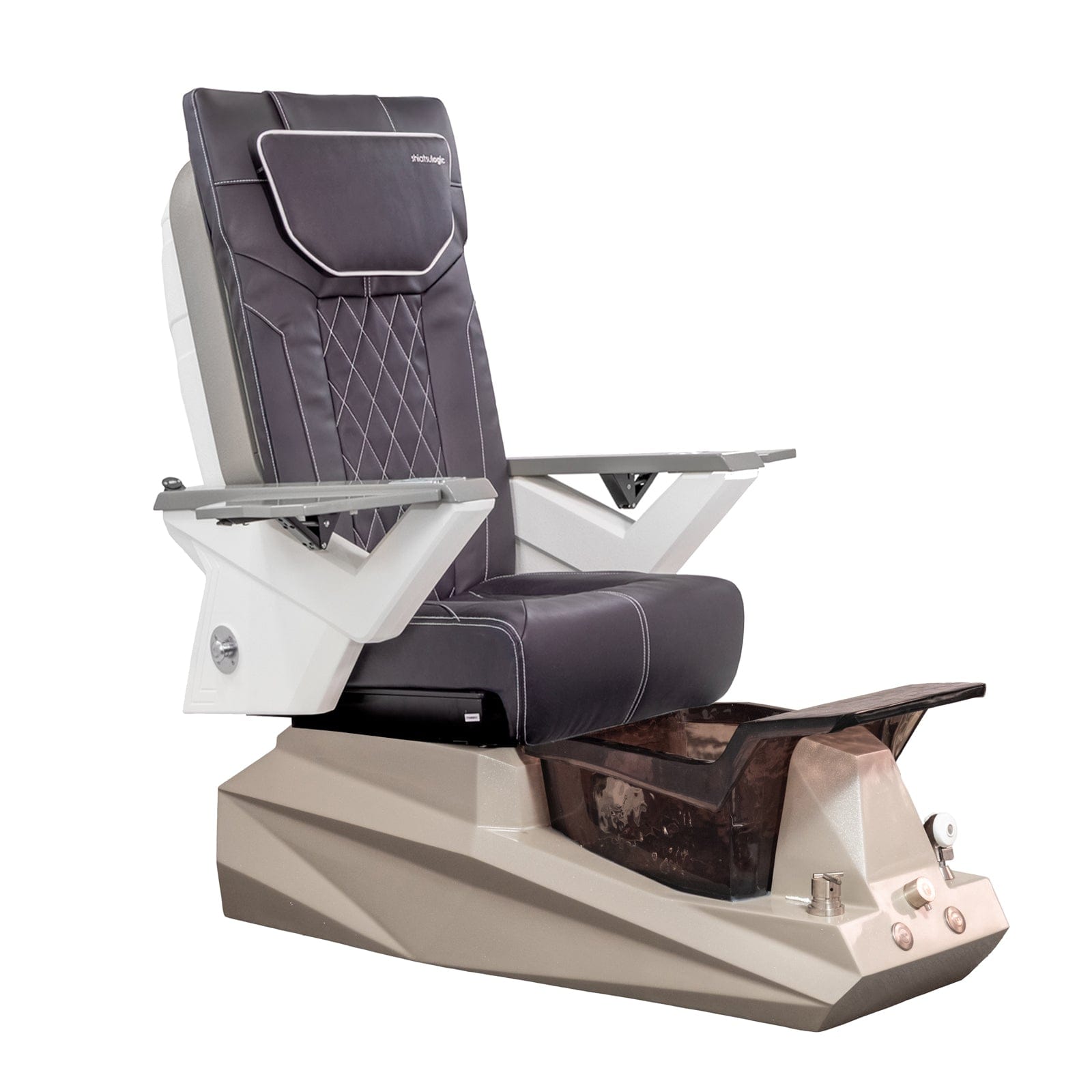 Professional DIAMOND FX Pedicure Chair for Salon & Spa - Hydraulic Adjustable Massage Pedicure Chair with Foot Bath - Perfect for Nail Salons, Beauty Spas & Home Use