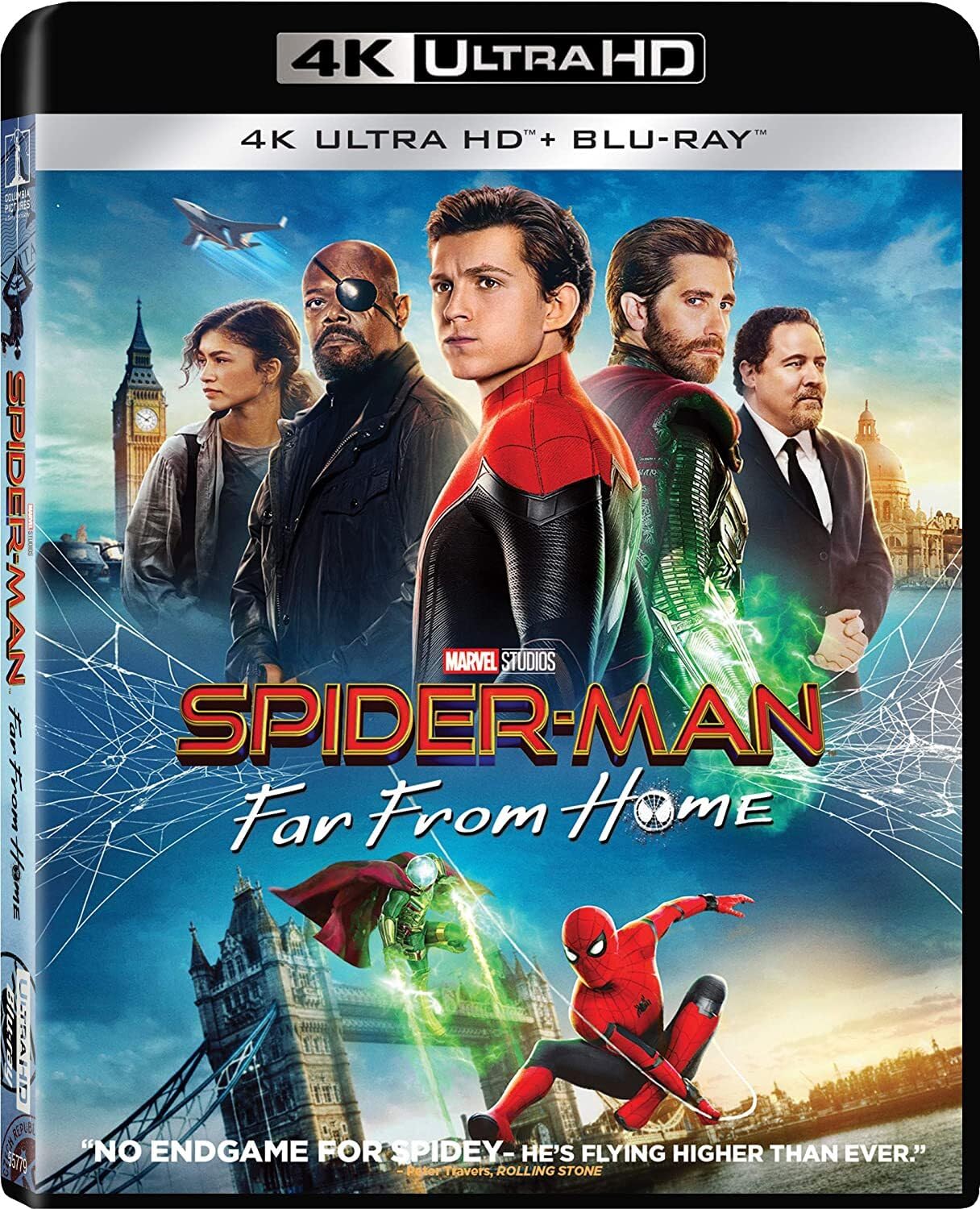 Spider-Man: Far from Home - Official Marvel Movie DVD & Blu-ray | Action-Packed Superhero Film for Home Entertainment & Movie Nights