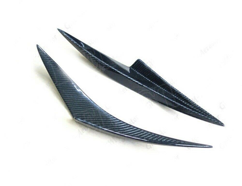 Carbon Fiber Front Bumper Canards Splitter Spoiler for Corvette C7 2014-2018 - High-Performance Aero Upgrade for Racing & Street Style Enhancement