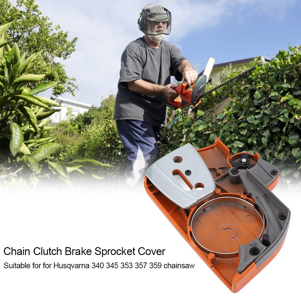 High Strength Chain Clutch Brake Sprocket Cover for Stihl 340 345 353 357 359 Chainsaws - Durable Replacement Part for Forestry & Woodcutting