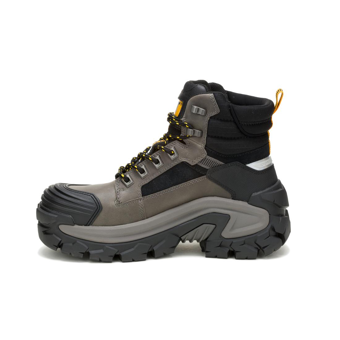 Invader Max Waterproof Composite Toe Work Boots - Safety Shoes for Men, Steel Toe Protection, Slip Resistant & Comfortable for Construction, Warehouse & Outdoor Work