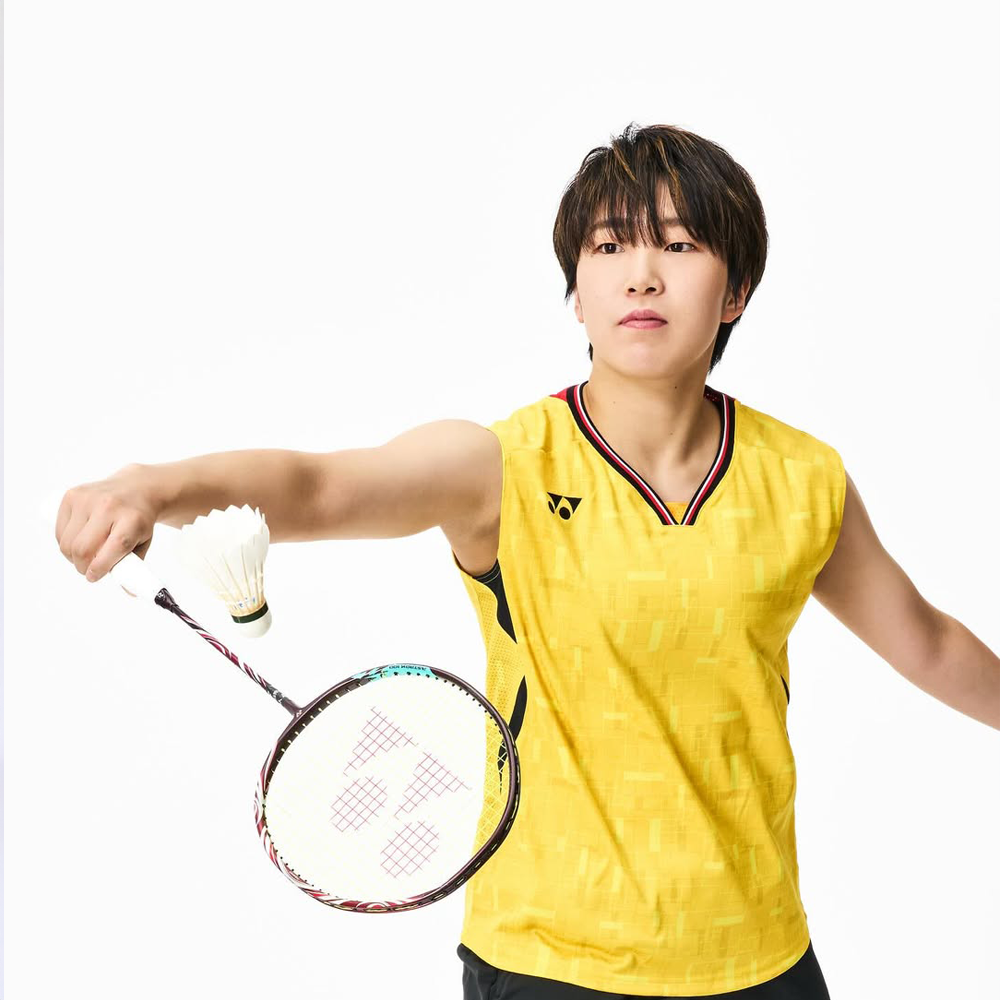 Yonex Astrox 100 Game Badminton Racket (Kurenai Red) - Pre-Strung & Ready to Play | Perfect for Competitive Matches & Training Sessions