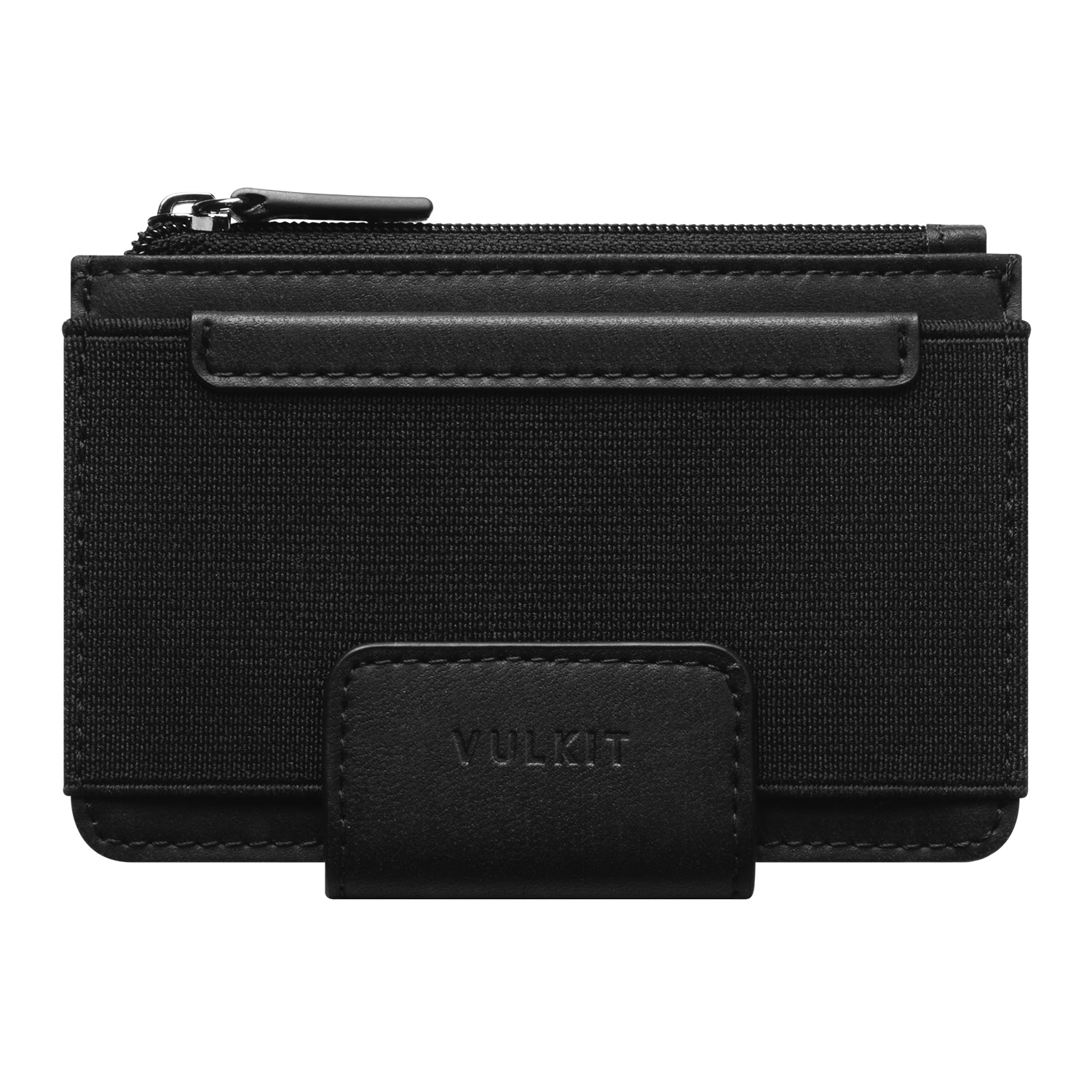 VW110 Slim Bifold Wallet with Zipper Pocket & Elastic Slot - Compact Palm-Sized Men's Wallet for Cash, Cards & Coins - Perfect for Everyday Carry, Travel & Minimalist Lifestyle