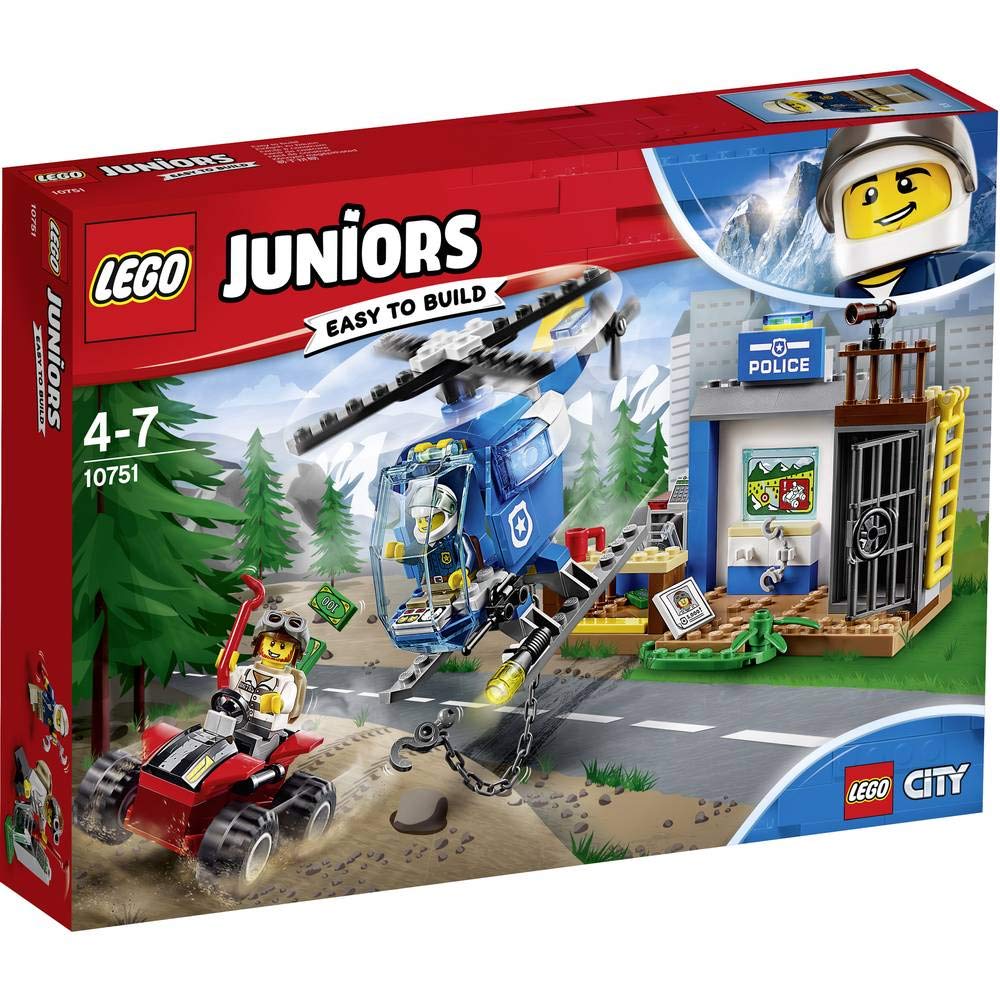 LEGO City Mountain Police Chase Building Toy Set 10751 - Construction Game for Kids Ages 4-8 - Perfect for Creative Play & Adventure Storytelling