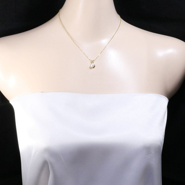 18K Yellow Gold Pearl Necklace for Women - Elegant & Timeless Jewelry Gift for Birthday, Anniversary, Wedding & Special Occasions