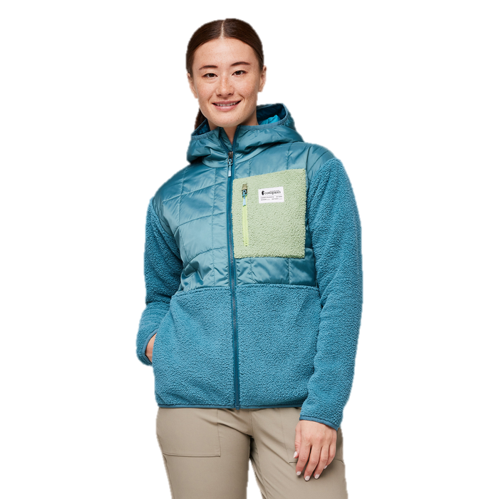 Cotopaxi Trico Hybrid Hooded Jacket for Women - Lightweight Water-Resistant Outdoor Jacket for Hiking, Travel & Everyday Wear