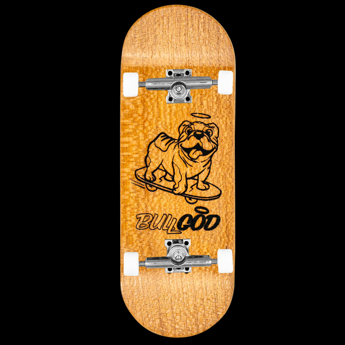 BullGod Pro Fingerboard Complete - Professional Mini Skateboard for Tricks & Stunts - Perfect for Beginners & Advanced Riders - Great for Office Desk, School & Home Use