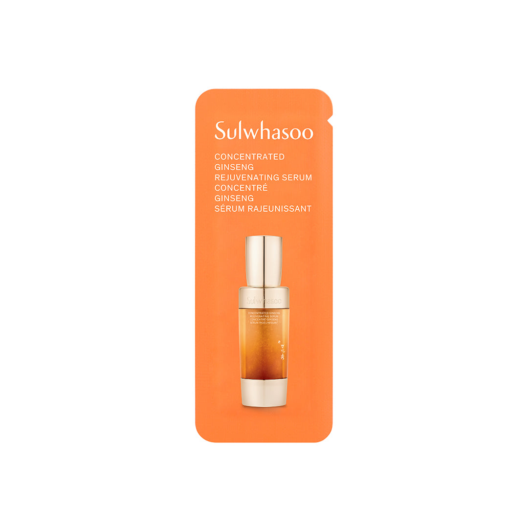 Best Concentrated Ginseng Rejuvenating Serum 1mL - Anti-Aging Face Treatment for Wrinkles & Fine Lines - Perfect for Night Skincare Routine & Daily Hydration