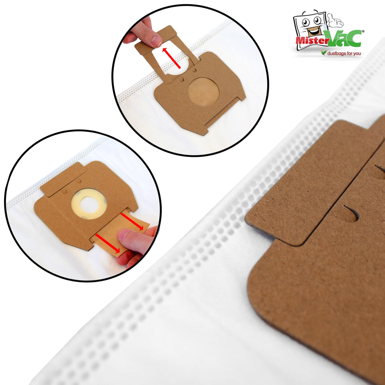 20-Pack Bluematic VC 14 HEPA Vacuum Cleaner Replacement Bags - Compatible with Most Vacuum Models - Ideal for Home Cleaning & Pet Hair Removal
