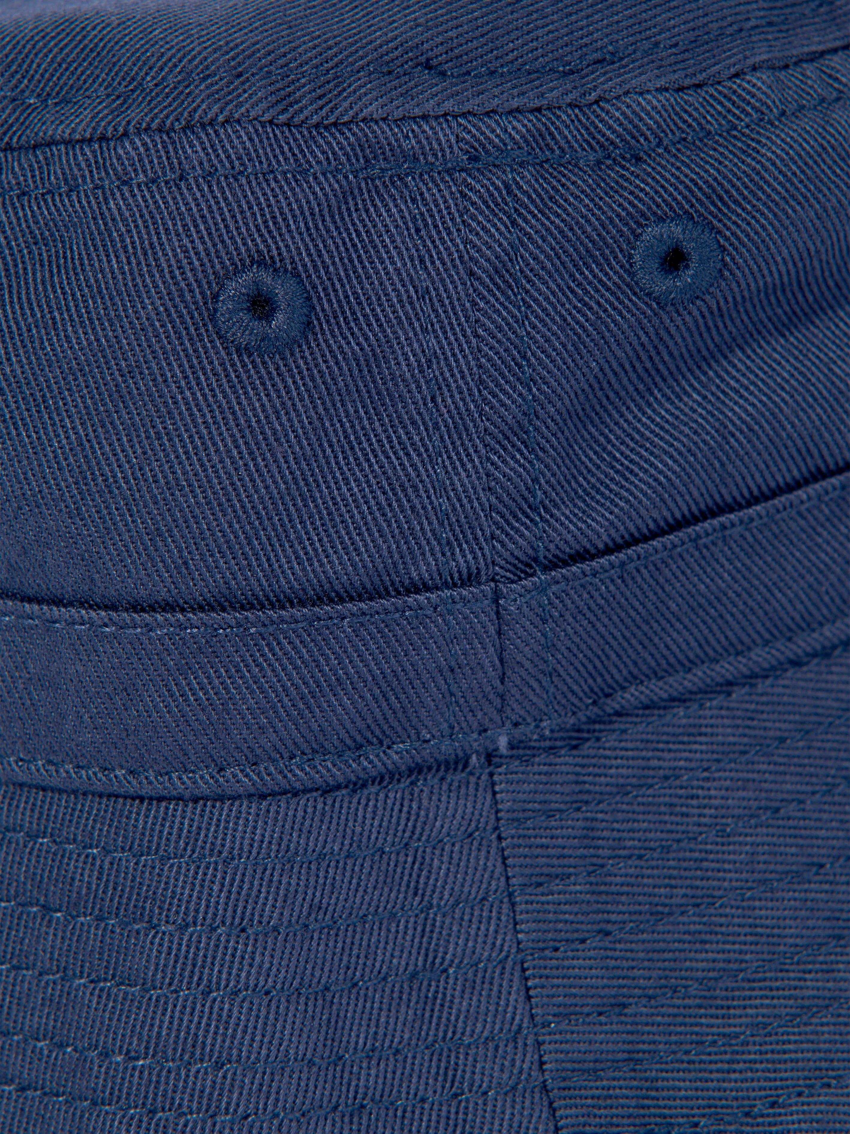 Baby Boys Navy Chino Flag Bucket Hat - Sun Protection & Stylish Outdoor Summer Hat for Toddlers