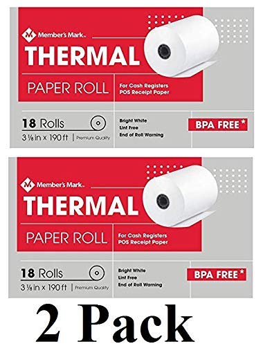 Thermal Receipt Paper Rolls 3 1/8