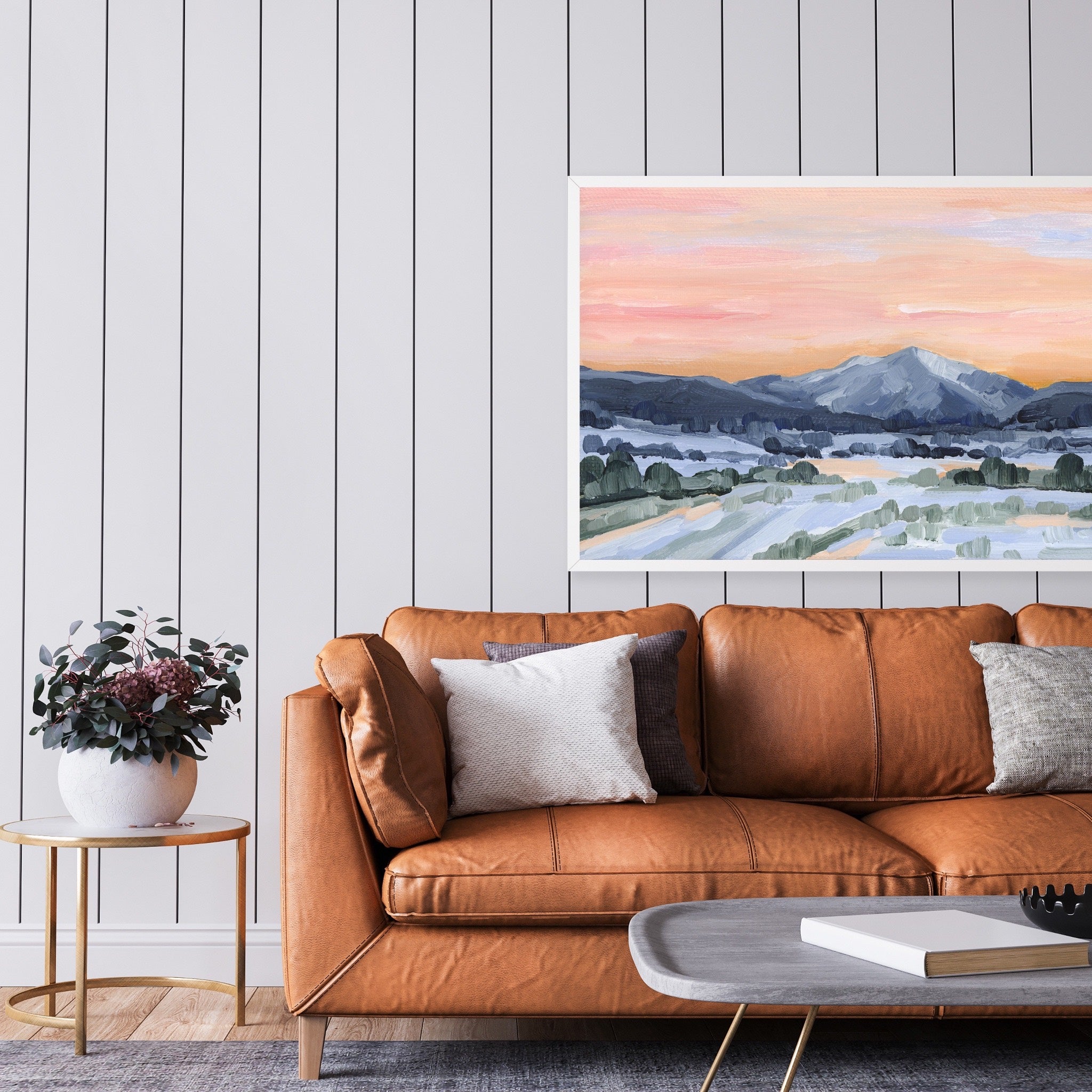 Beautiful Sunset Art Print - Wall Decor for Living Room, Bedroom & Office - Perfect Gift for Home & Office Decor