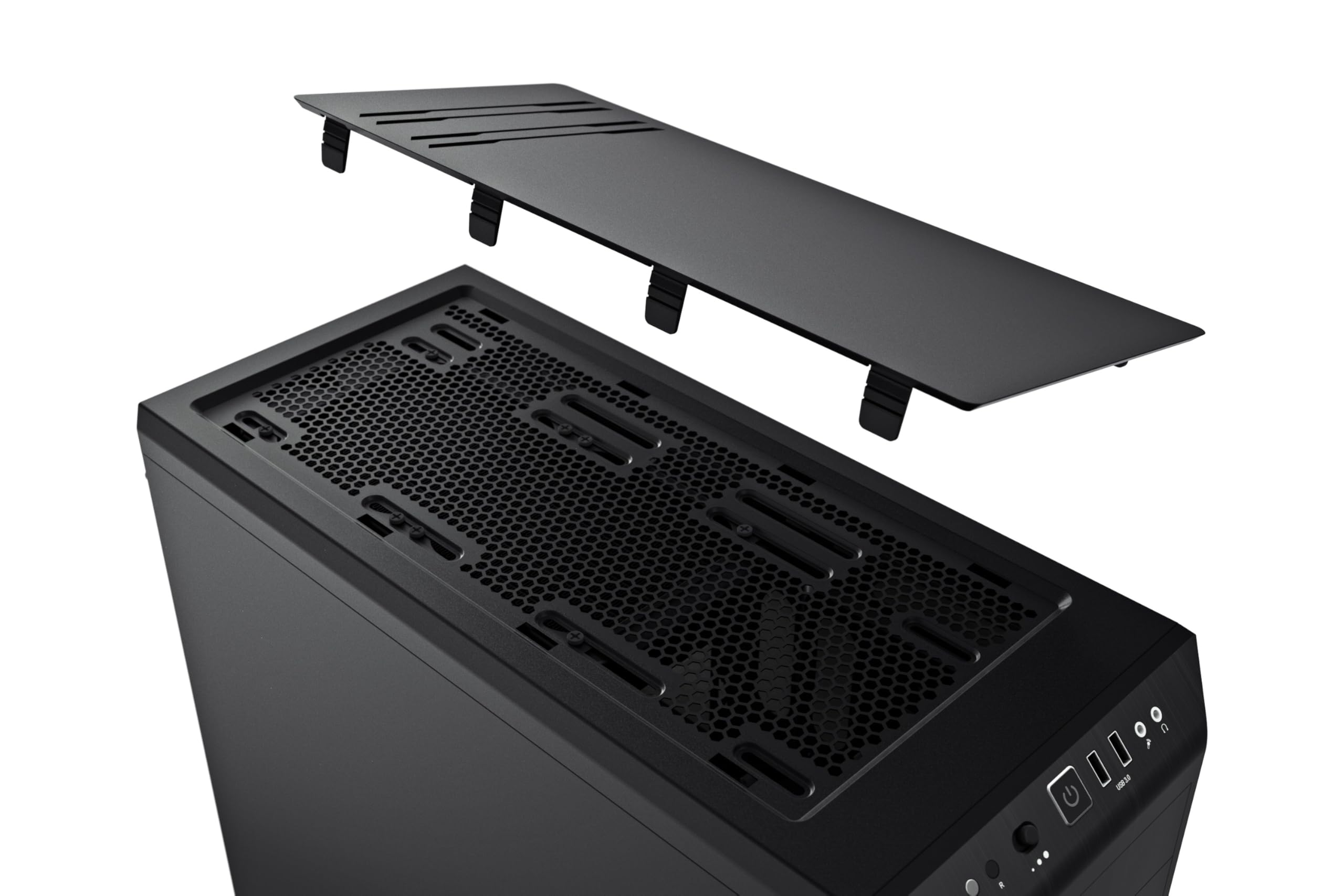 be quiet! Pure Base 600 ATX Midi Tower PC Case - 2 Pre-Installed Pure Wings Fans | Silent Black Gaming Computer Case | Perfect for Home Office & Gaming PC Builds
